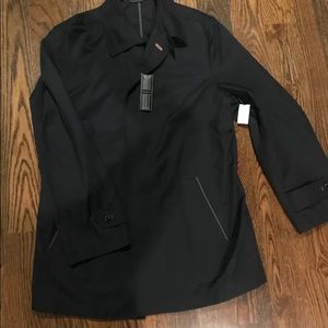 Ermenegildo Zegna Unlined Unstructured Navy coat